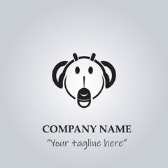 computer logo company vector illustration