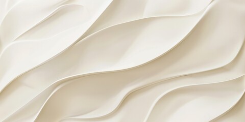 Obraz premium A minimalistic composition with a soft ivory cream backdrop, Simple forms and smooth patterns, Sleek minimalist style