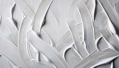Obraz premium White brush strokes on a background 