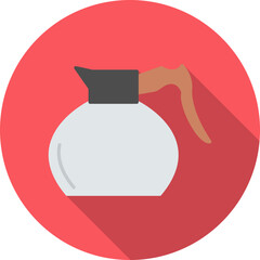Obraz premium Coffee Pot Vector Icon