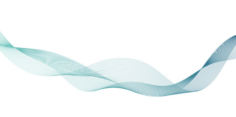 abstract blue wave line background, mesh round dots, beautiful relaxing wallpaper illustration, halftone pattern on a white background, futuristic modern backdrop design for business.