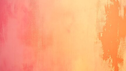 Fototapeta premium Abstract Peach and Orange Painted Texture