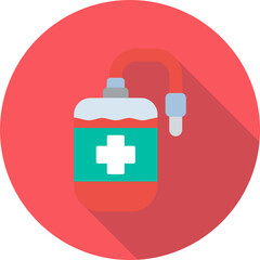 Fototapeta premium Blood Bag Vector Icon