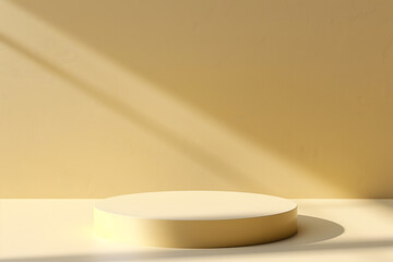 Empty product podium background