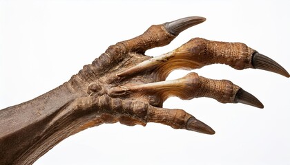 Fototapeta premium skeleton of an old skull isolated
