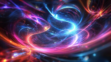 Quantum System Illuminated by Swirling Holographic