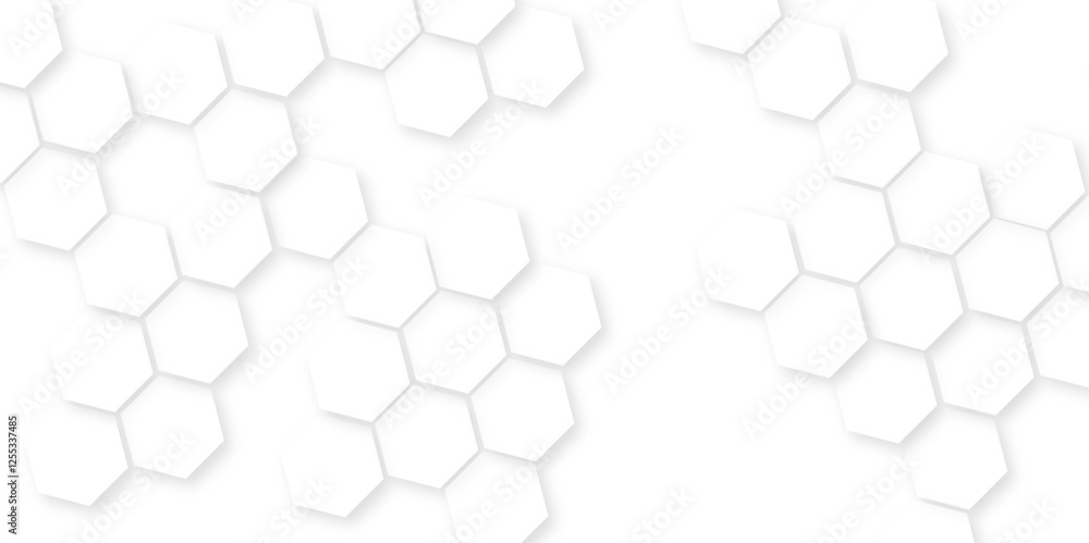 Poster abstract background with hexagon, modern abstract polygonal pattern, wire mesh material made of a ne