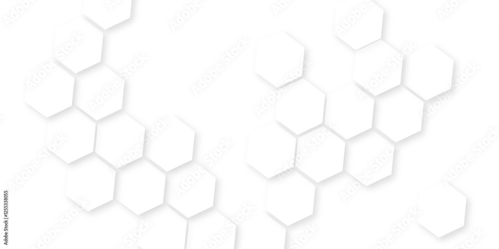 Poster abstract background with hexagon, modern abstract polygonal pattern, wire mesh material made of a ne