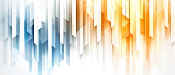 Abstract Geometric Background with Vertical Stripes and Gradient Colors