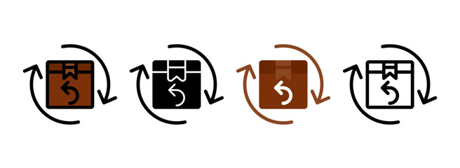 Set of Return Icon