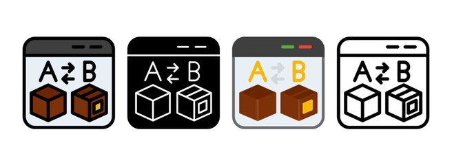 Set of Product Comparison Icon