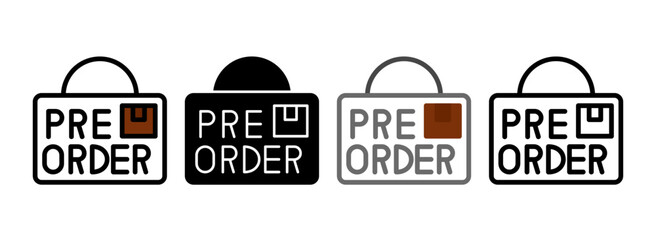 Set of Preorder Icon