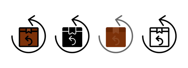 Set of Backorder Icon