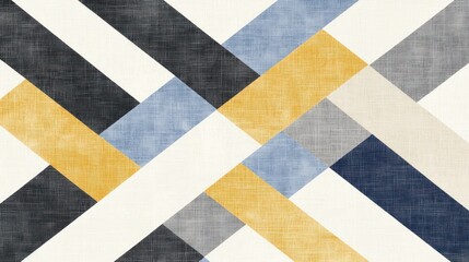 Fototapeta premium Abstract Geometric Pattern with Diagonal Lines and Gold Accents