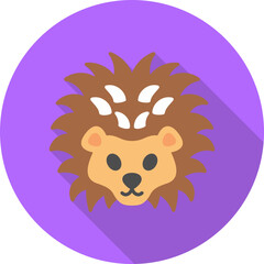Fototapeta premium Hedgehog Vector Icon