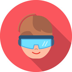 irtual Reality Glasses Icon