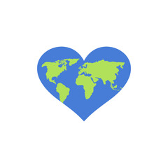 Globe earth vector icon. Illustration.