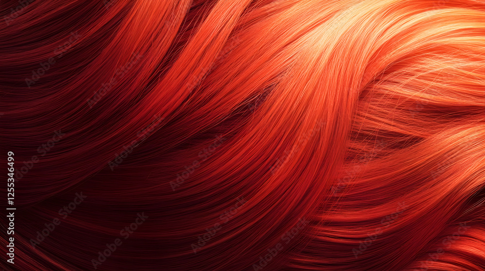 Aufkleber Vibrant Swirling Flames of Fiery Abstract Art Pattern for Creative Design and Media  Captivating abstract background with dynamic movement and intense color palette perfect for branding marketing