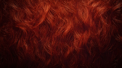 Fototapeta premium Vibrant Textured Background with Rusty Tangled Fibers in Warm Autumnal Hues Dense shaggy and messy brushed fur like pattern in earthy natural colors like auburn chestnut