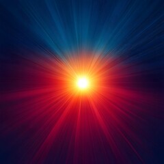 Obraz premium A radial gradient mesh forming a glowing soft light effect in the center.