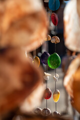 decoration made from seashells shells