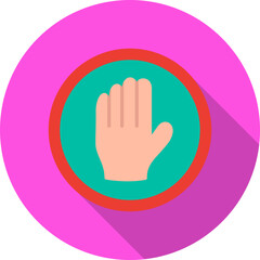Obraz premium Halt Vector Icon
