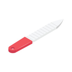 Get this creative icon of nail file in modern design style