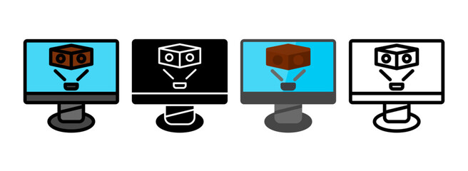 Set of Virtual Icon