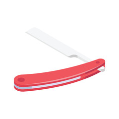 Get this amazing icon of razor in modern design style