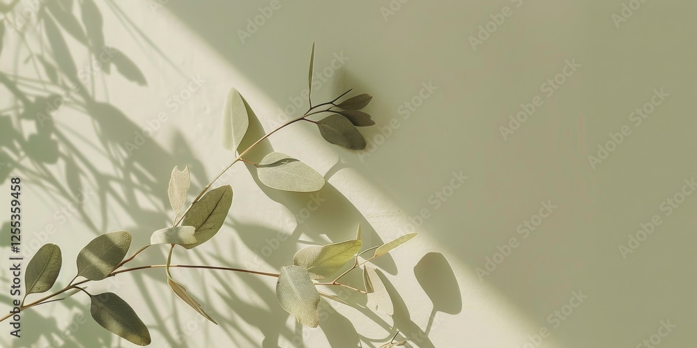 Poster a refined minimalist design with a light pistachio background, subtle shapes and delicate textures, 