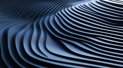 Obraz premium Abstract dark blue waves, texture background