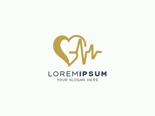 love and care logo design vectore template 