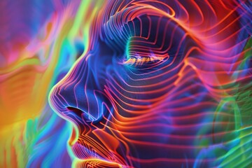Psychedelic Visualization of Sound Waves Reveals the Auditory Experience in a Hearing Test Environment