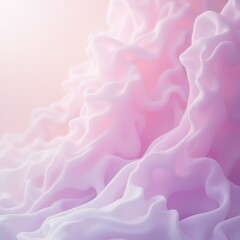 Obraz premium Soft pastel pink and white abstract backdrop with gentle blur in the top corners; evokes calmness and serenity. (198 characters)