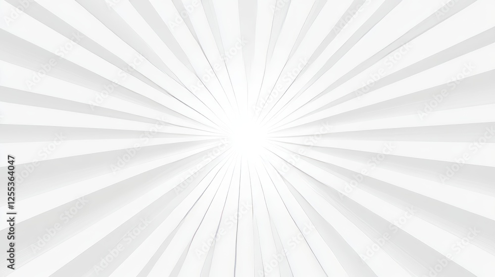 Poster abstract radiating rays graphic pattern white background digital art design presentation theme