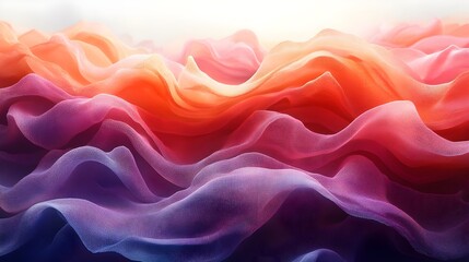 Obraz premium A seamless, natural mesh effect transitioning from muted coral to faded lilac. 