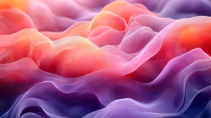 Obraz premium A seamless, natural mesh effect transitioning from muted coral to faded lilac. 