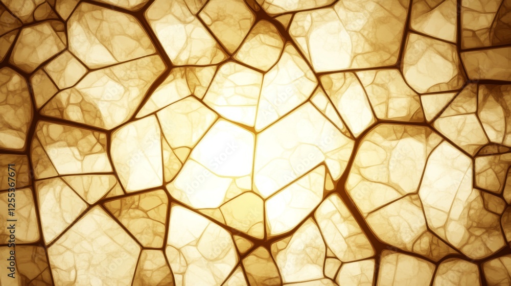 Poster abstract stone pattern surface with highlighted cracks on textured background graphic element design