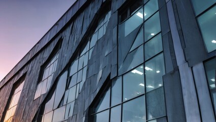 modern office building with glass windows
