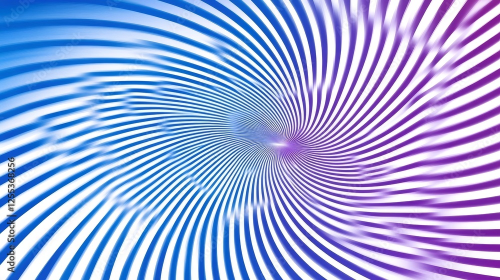 Aufkleber abstract swirl pattern with blue and purple colors creating hypnotic visual effect