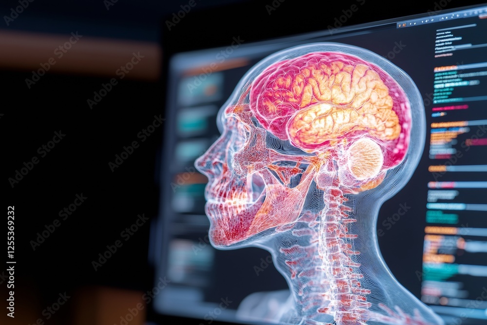 Aufkleber Data-Driven Healthcare Visualization High-Resolution Medical Patient Monitoring on Digital Screen Advanced Vital Sign Analysis for Hospital Analytics and Health Innovation