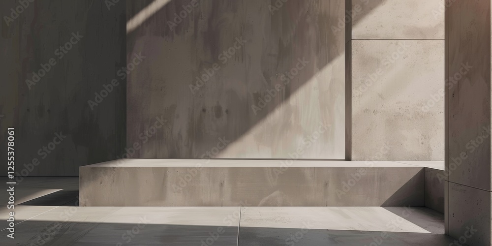 Poster a sleek minimalist backdrop with a muted warm grey tone, linear patterns and clean shapes, contempor