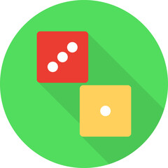 Unique Dice Vector Icon