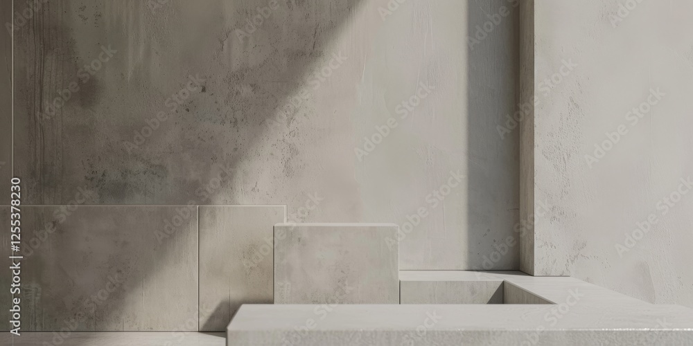 Poster a sleek minimalist backdrop with a muted warm grey tone, linear patterns and clean shapes, contempor