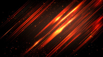 Obraz premium Red and orange grunge-style background with copy space, featuring red and brown tones in a digital art style. 