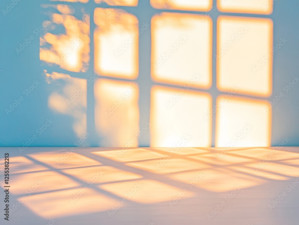 Aufkleber gradient light surface design smooth textural depth with abstract shadows - modern business content 