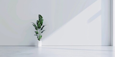 A sleek minimalist composition with a stark white background, Minimalist typography and clean lines, Modern minimalist style