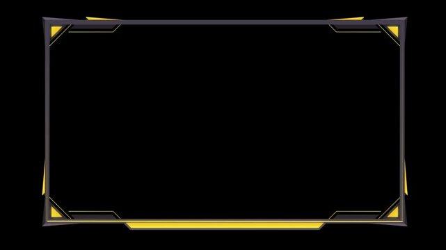 Modern facecam or webcam overlay streaming