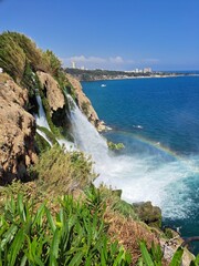 Obraz premium Travel,waterfall, nature, tourist attraction, vacation, new views