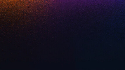 Gradient Noise Texture in Dark Tones - Purple, Orange, and Black Abstract Design with Copy Space